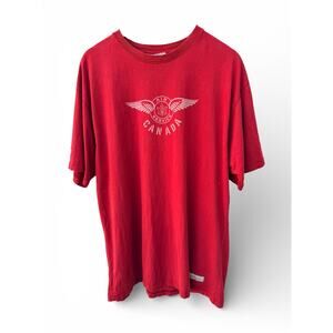Red Canoe Red Air Service Canada Short Sleeve T-Shirt Large